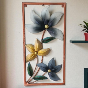 Designer Metal Flower Wall Art for Home Décor .